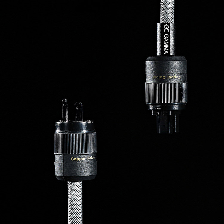 CopperColour CC GAMMA Audiophile OCC Silver power cord AU/US/EUR Schuko Plug