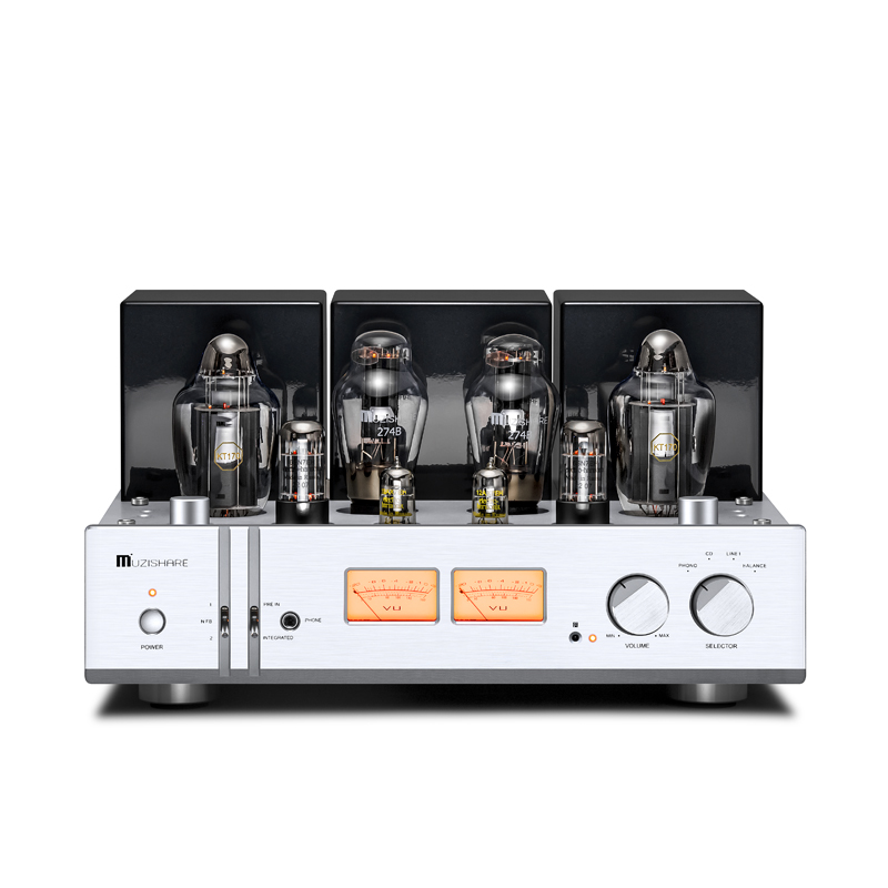 MUZISHARE X10PRO KT170 Tube Amplifier  HIFI Class A Sinle-ended Power Amplifier With PRE IN 28W*2