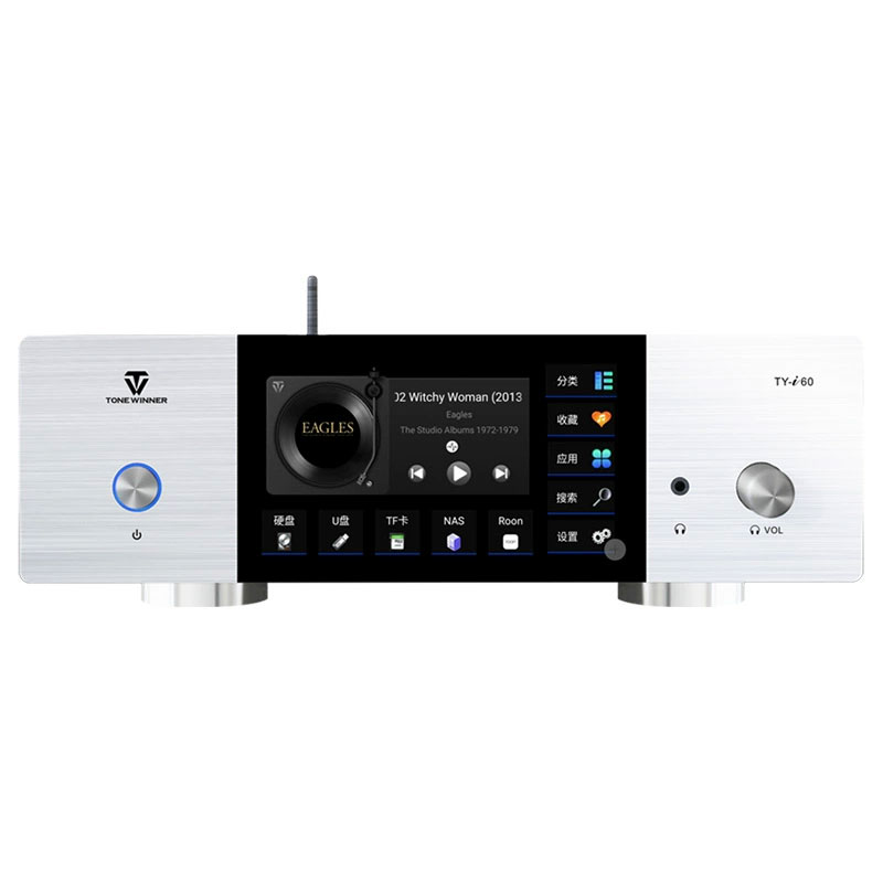 ToneWinner TY-i60 DSD Digital Player DSD512 & MQA Decode & HiFi NAS Network Streaming