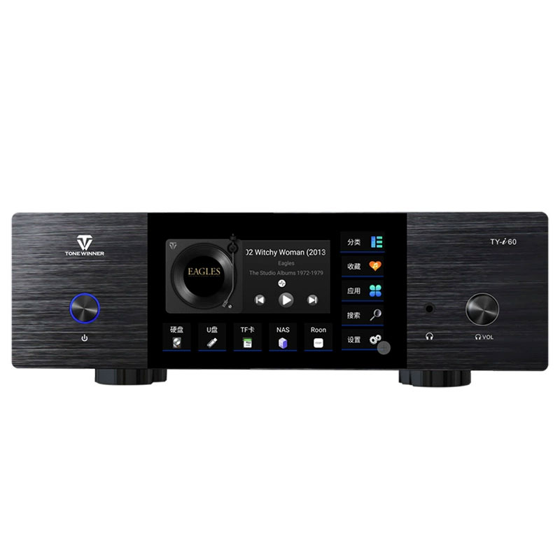 ToneWinner TY-i60 DSD Digital Player DSD512 & MQA Decode & HiFi NAS Network Streaming