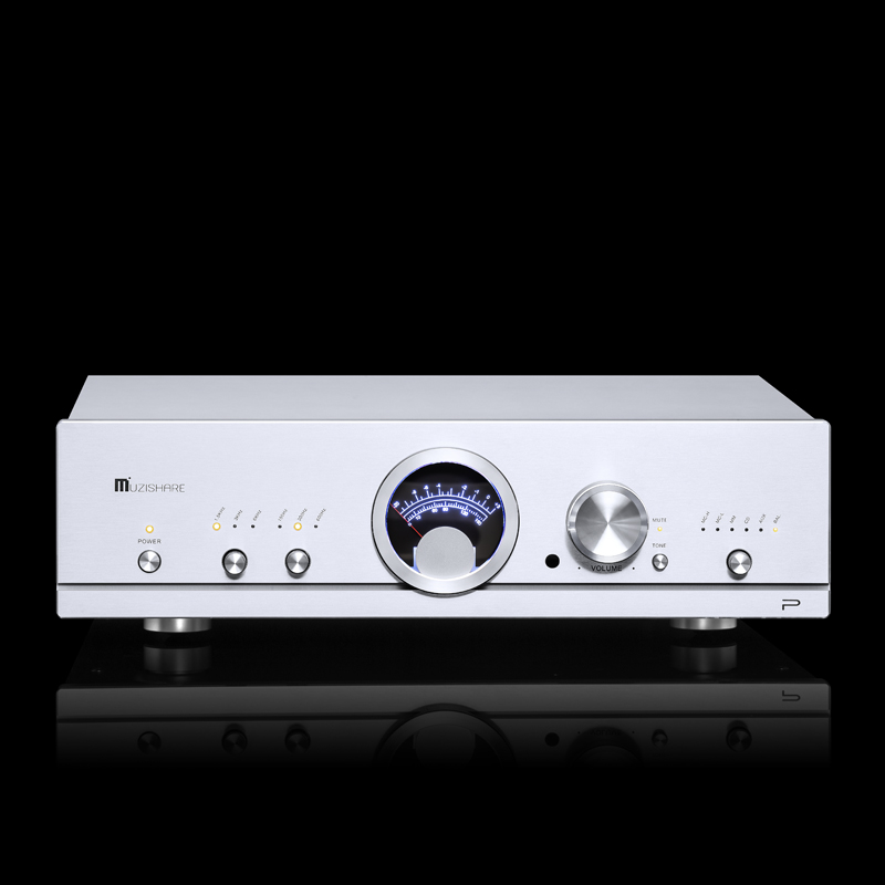 MUZISHARE R90 Preamplifier Power Amplifier tube Preamplifier Frequency Adjust MM/MC & Balance Input