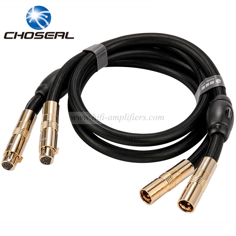 Choseal QS994 Super XLR Cable HIFI OCC Copper Audio Cable For Speaker Mixer Pair