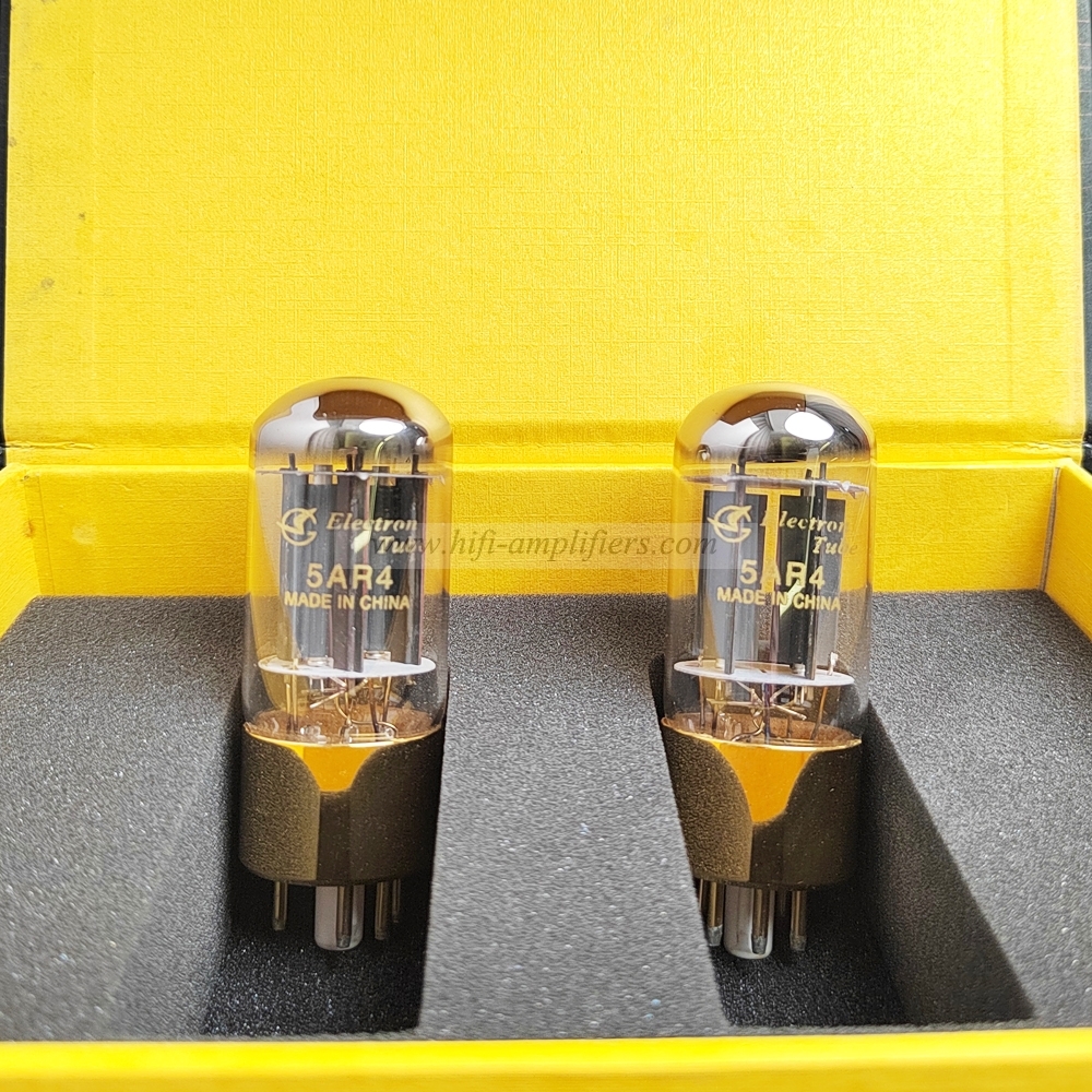 Shuguang 5AR4 Collection Edition Vacuum tubes Matched Pair Gold Pins Electronic value