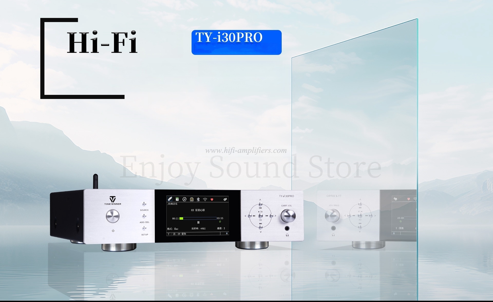 ToneWinner TY-i30PRO Digital Player HIFI USB Disk Lossless Digital Bluetooth Audio DAC Decoder