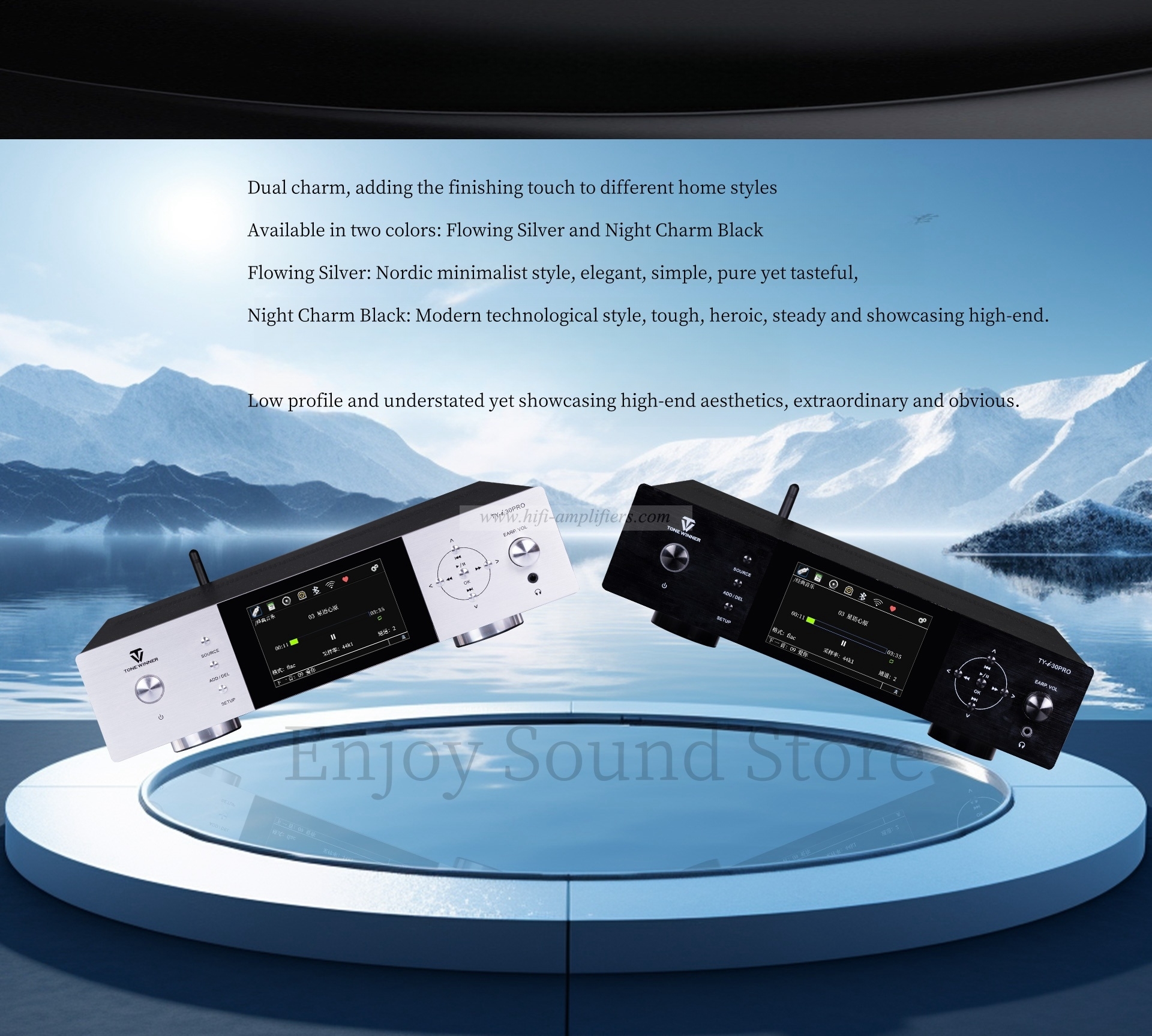 ToneWinner TY-i30PRO Digital Player HIFI USB Disk Lossless Digital Bluetooth Audio DAC Decoder