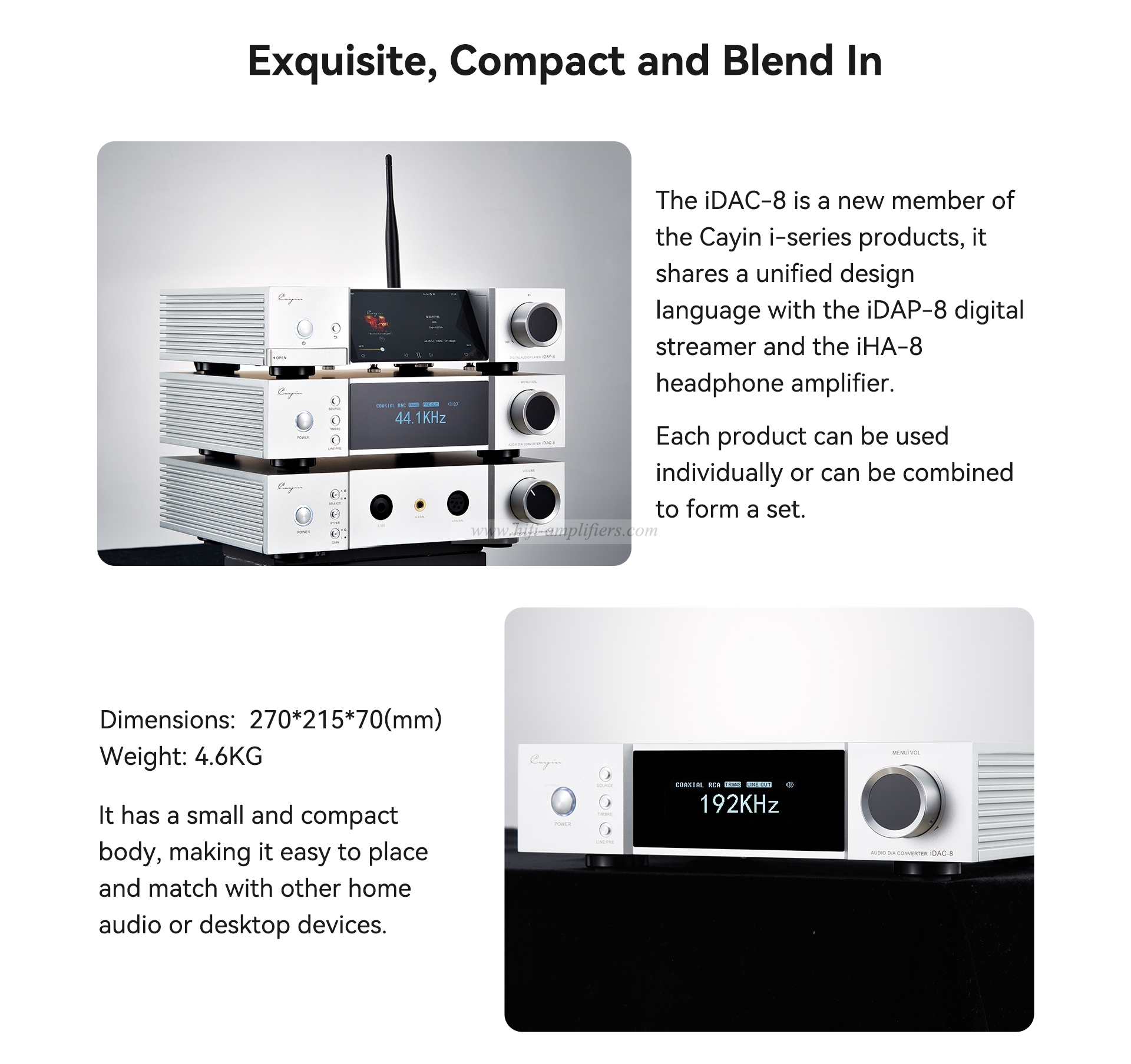 Cayin IDAC-8 Dual Timbre Digital Analog Converter