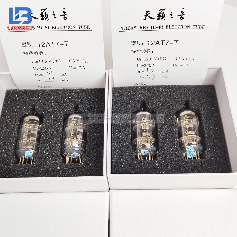 Shuguang 12AX7-T Vacuum Tube Repalce 12AX7/ECC83 Electronic Tube Matched Quad(4)