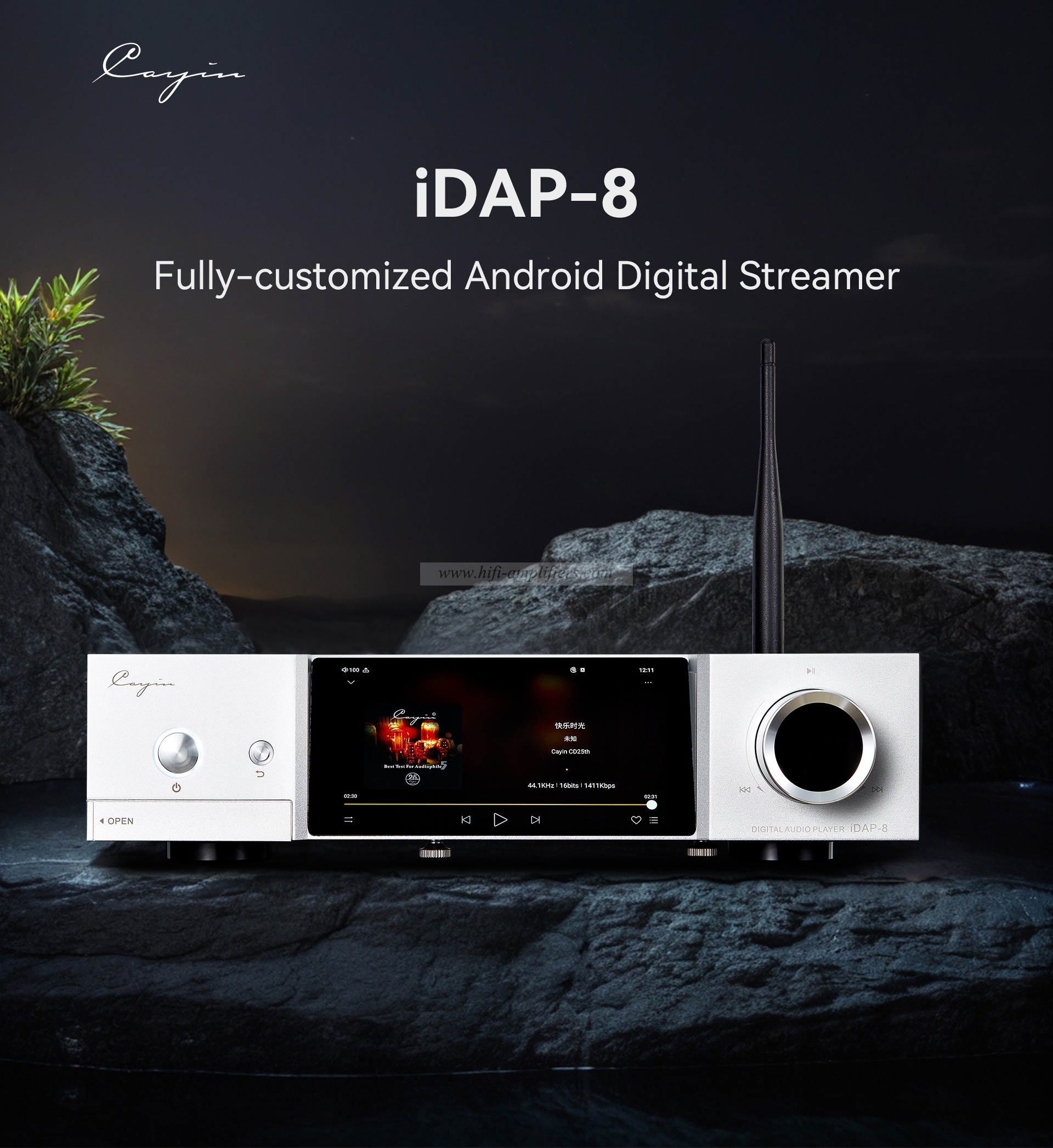 Cayin IDAP-8 Fully-customized Android Digital Streamer Bluetooth