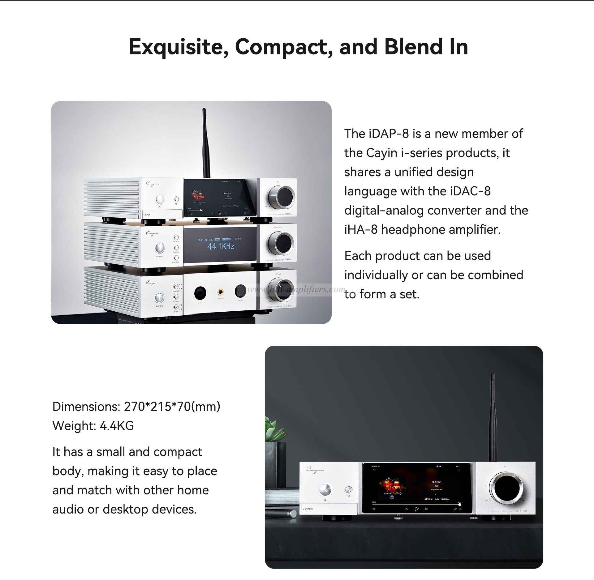 Cayin IDAP-8 Fully-customized Android Digital Streamer Bluetooth