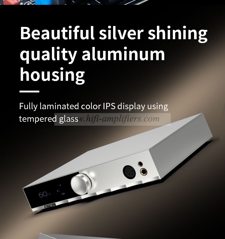 SMSL H400 Hi-Res Headphone Amplifier Earphone AMP RCA XLR Balanced Input Hi-End Pre-Amp With Remote