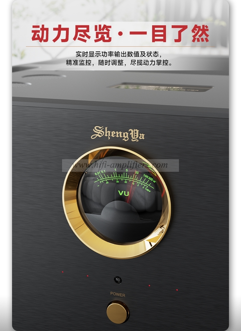 Shengya PSM-338 HI-end Mono Full Balanced Gallstone Hybrid Class A Power Amplifier