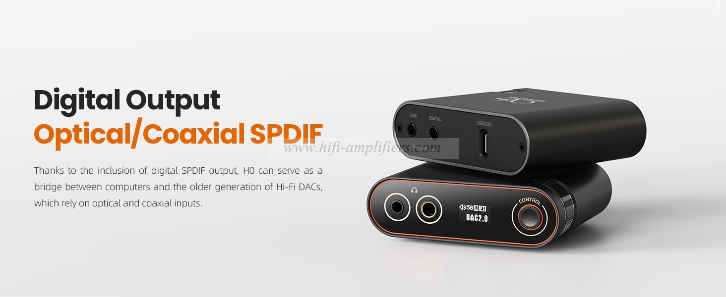 SHANLING H0 Protable / Desktop Power Amplifier DAC Headphone Amplifier SGM8262 Hi-Res Audio DSD256