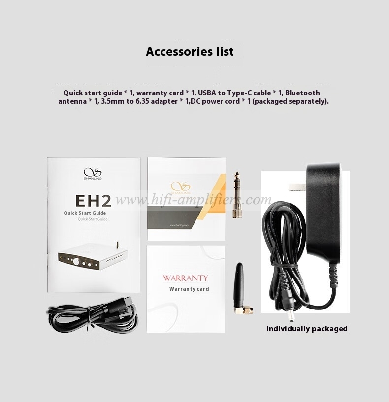 Shanling EH2 Bluetooth Desktop Decoding Earphone HiFi Preamp Decoding Earphone all-in-one DSD R2R DAC