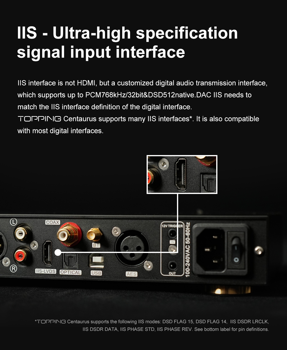 TOPPING Centaurus Desktop Fully balanced high performance R2R decoder USB DAC Bluetooth 5.1 support LDAC APTX HD