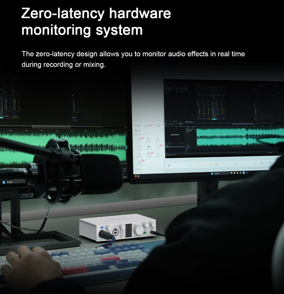 TOPPING E2x2 OTG Professional audio interface 2 in 2 out sound card 8 DAW and 6 LoopBack channels SPDIF output expansion