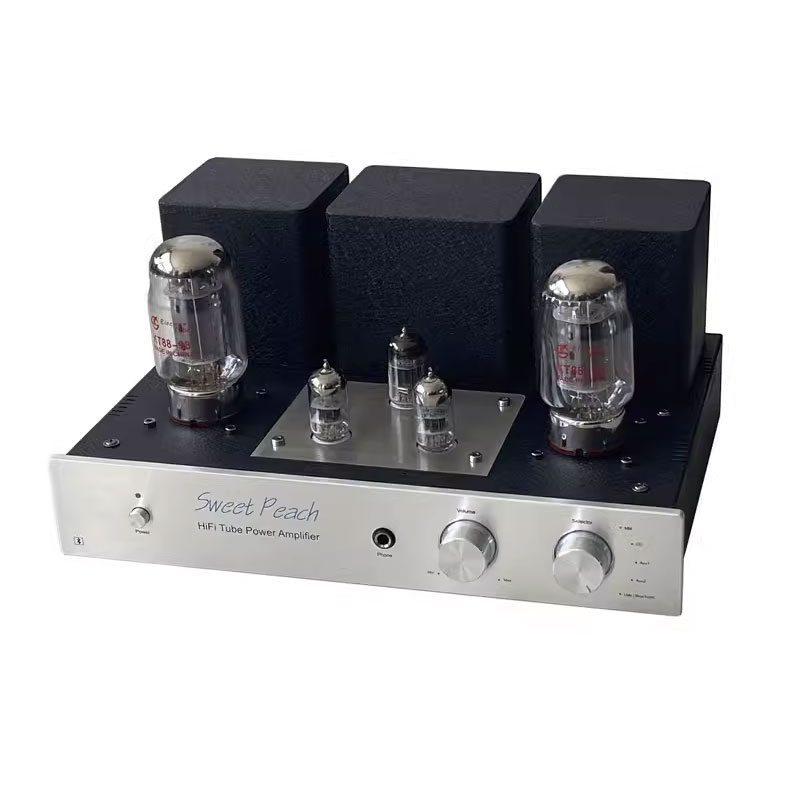 XiangSheng SP-KT88 Single Ended Tube Amplifier Class A USB DAC MM Phono Headphone Bluetooth - Click Image to Close