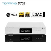 TOPPING D70S MQA 디코더 2*AK4497 Bluetooth 5.0 32Bit/768K DSD512 고해상도 Hifi 음악 DAC(원격 제어 포함)