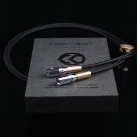 KUPFERFARBEN CC Alpha Audiophile Cables XLR-Stecker HiFi-Audio-Verbindungskabelpaar