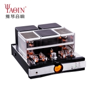 YAQIN MS-20B amplificador de tubo de vacío de gama alta UL/TR amplificador de potencia push-pull remoto Bluetooth