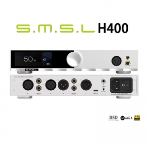 SMSL H400 Hi-Res Headphone Amplifier Earphone AMP RCA XLR Balanced Input Hi-End Pre-Amp With Remote