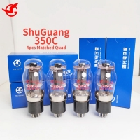 SHUGUANG 350C Vacuum Tube Valve Replace KT66 6P3P EL34B WE300B Electronic tubes Matched Quad